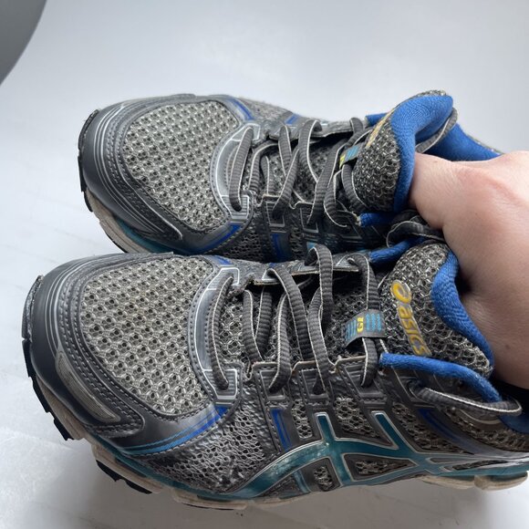 Asics Womens Gel Kayano 19 T350N Gray Running Shoes Sneakers Size 8 - Picture 10 of 16